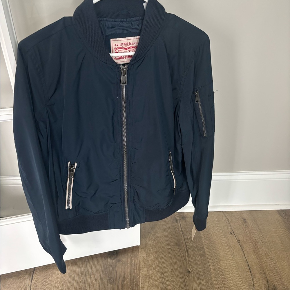 Levi's Dark Blue Bomber Jacket